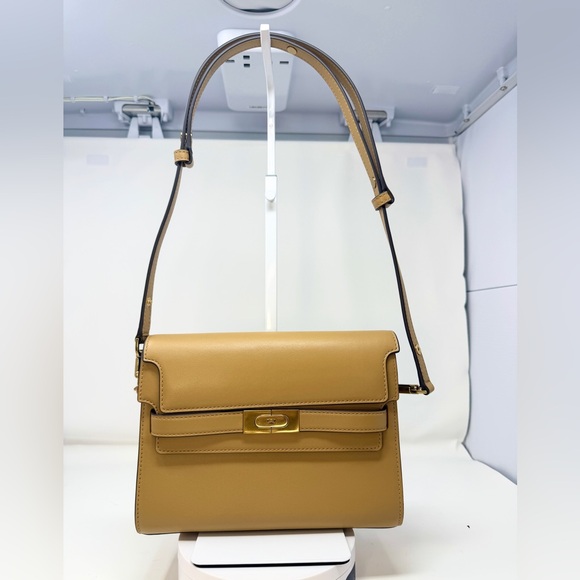 Tory Burch Lee Radziwill Shoulder Bag in Macadamia NWT $796 retail - Picture 2 of 16